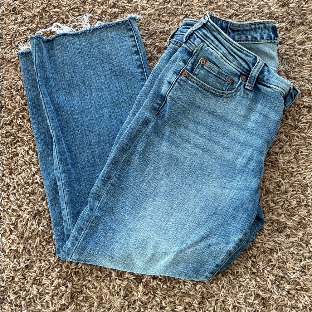 Aeropostale Light Blue Cropped Jeans
